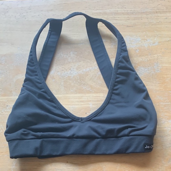 Jo Jax Dark Grey Tri Top and Booty Short Set - Picture 1 of 7